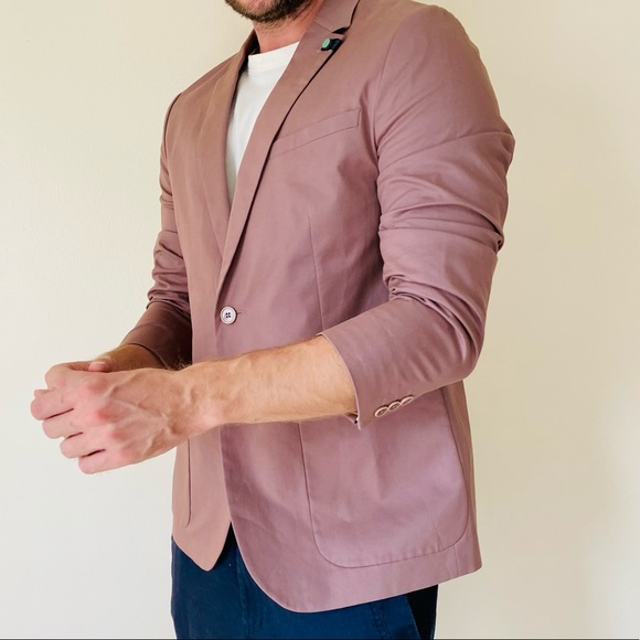 NWT Ted Baker CLIFORD Piece dyed cotton blazer XL - Picture 2 of 16